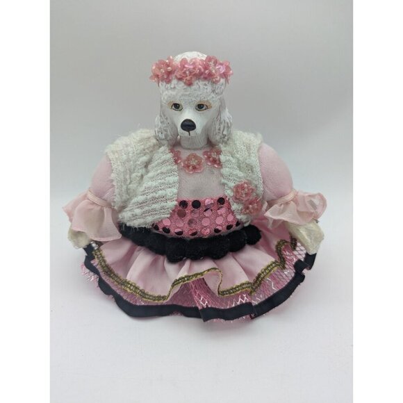 Katherine's Collection Wayne Kleski trinket box poodle dog pink black Rare HTF 7 - Picture 11 of 11